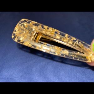 Gold hair clips